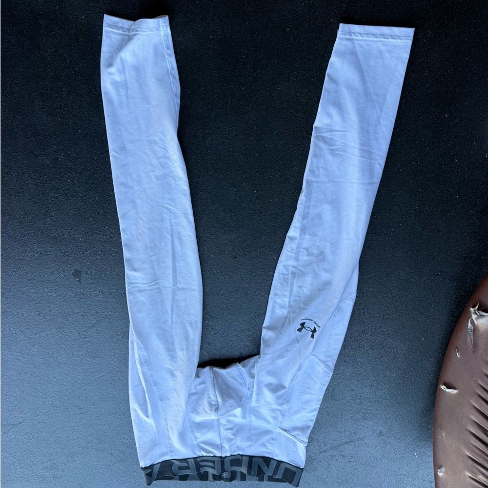 Under Armour Black and Gray Compression Leggings